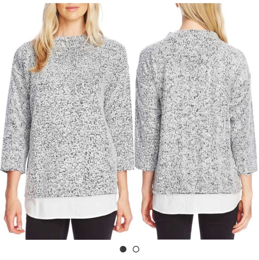 Vince Camuto boucle sweater